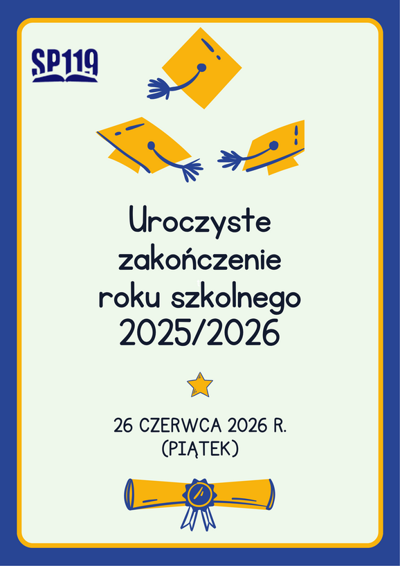 Zakończenie roku szkolnego 2025/2026